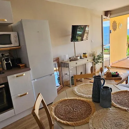 Cosy T3 Alba Rossa N 208 - Vue & Piscine Apartment Serra-di-Ferro (Corsica)